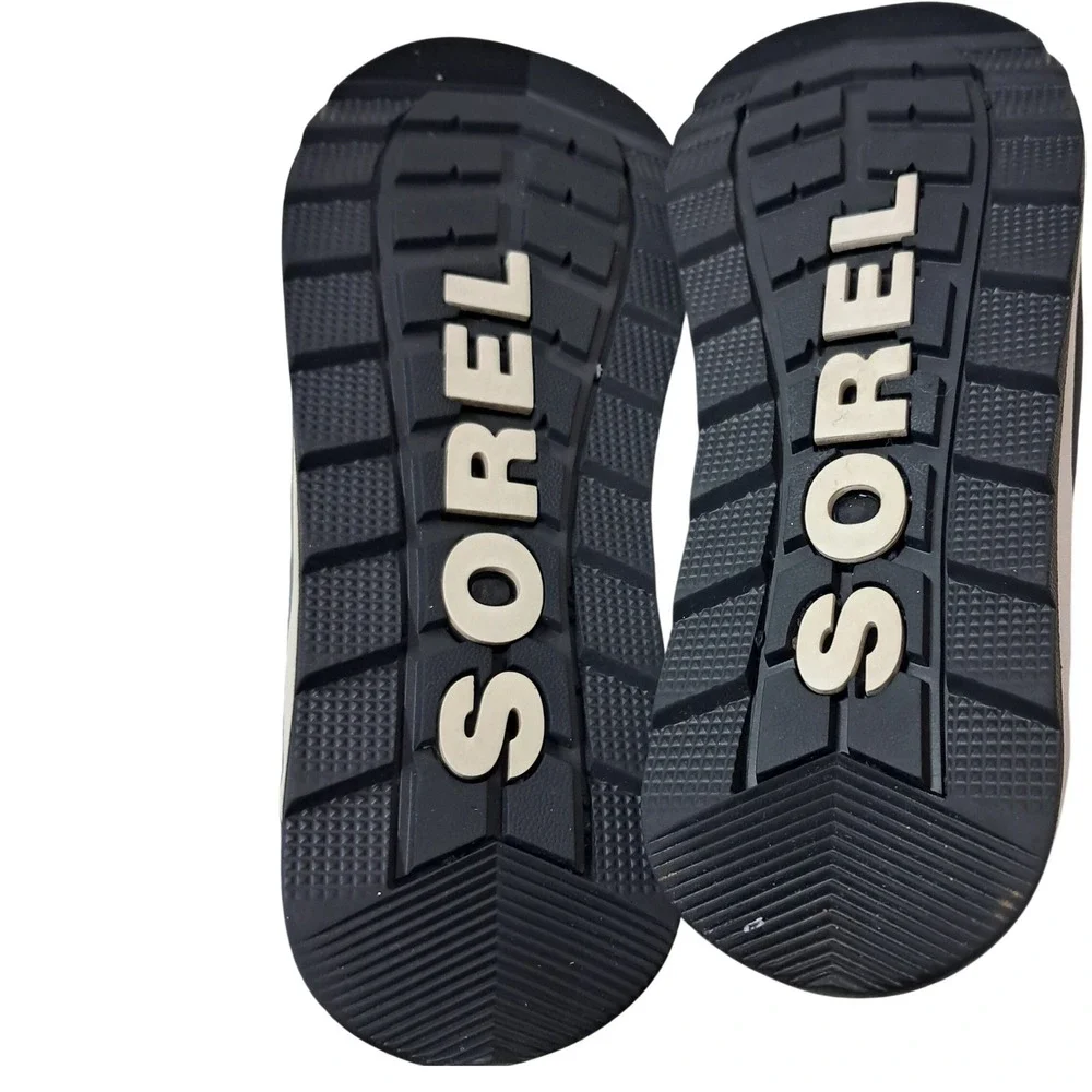 Sorel Whitney II Short Lace Boots Women 7 Black Snow Waterproof Winter Outdoors